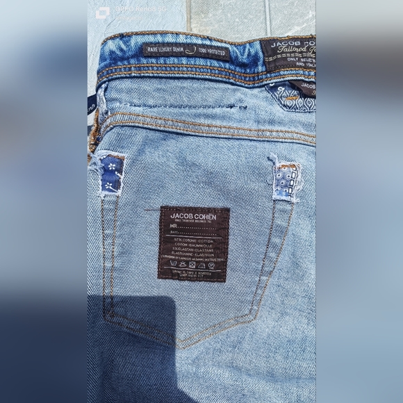 JACOB COHEN TAILORED JEANS SECOND LIMITED EDITION MADE IN ITALY - Picture 16 of 17